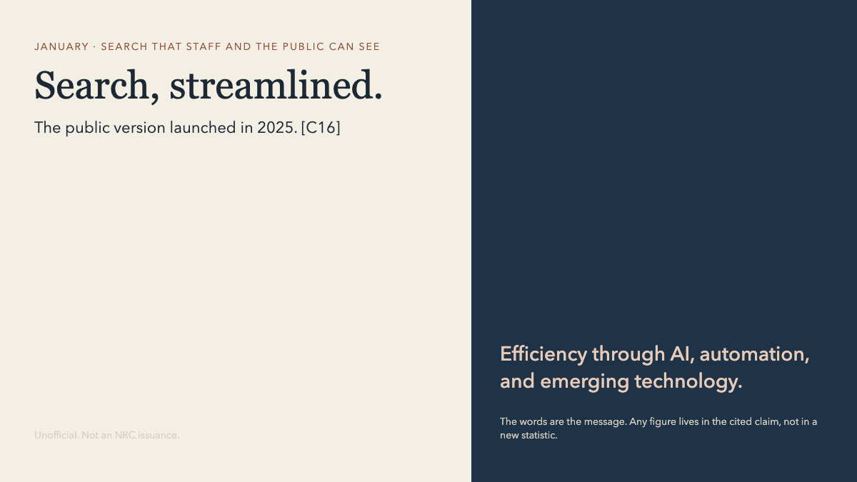 Search, streamlined.